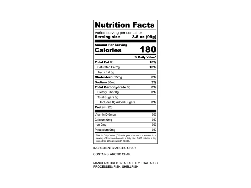 Arctic Char Portion - 1ct - Image 7