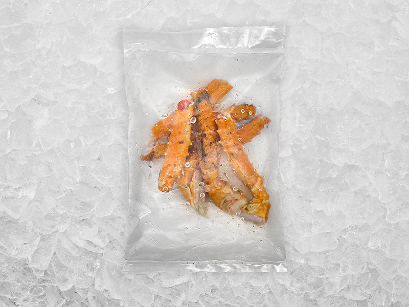 Cooked Wild Jumbo Golden King Crab Center Cut Legs - 1lb - Image 3