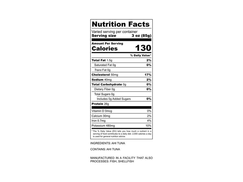 Fulton's Finest Wild Ahi Tuna Steak - 1ct - Image 5